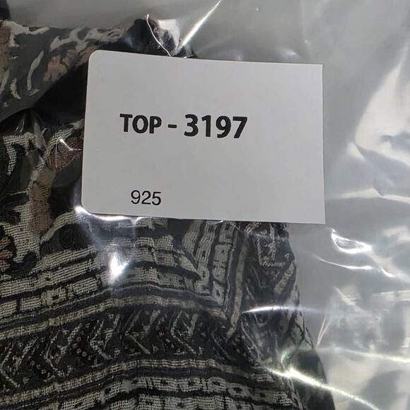 American Eagle Black Boho Ruffle Crop Top XS - Picture 5 of 5